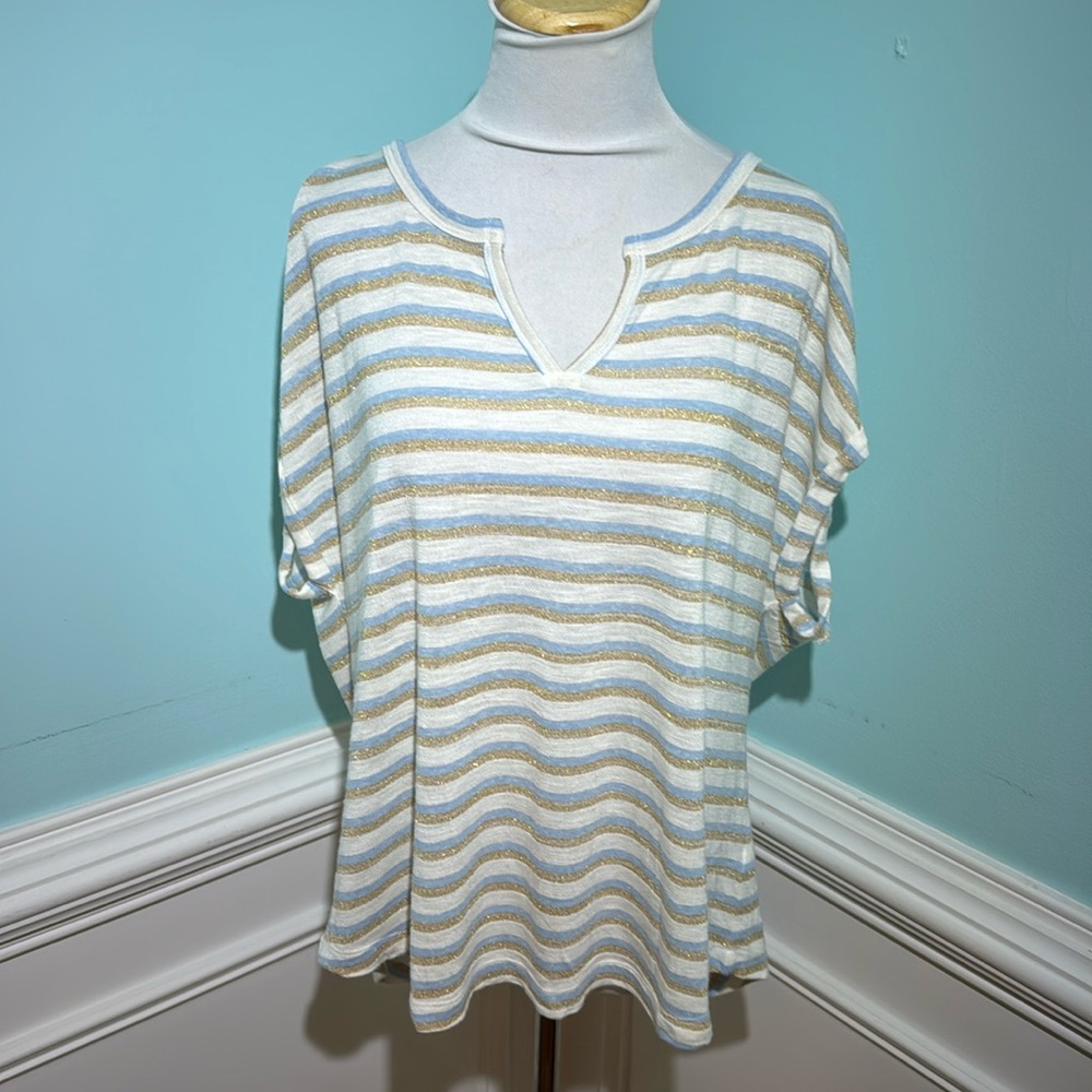 Lane Bryant Capped Sleeve Top